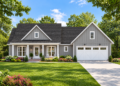 1843-Square-Foot Modern Farmhouse Plan with 4 Bedrooms, 2 Bathrooms, and a 2-Car Garage