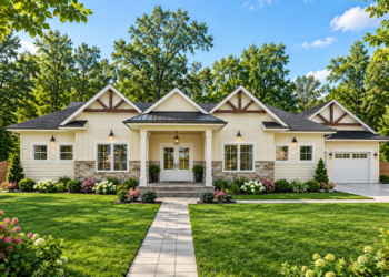 2872 Sq Ft Craftsman House Plan with 3 Bedrooms, 2.5 Bathrooms, and a 2-Car Garage