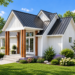 803 Sq. Ft. Cottage Plan with 1 Bedroom and 1 Bathroom