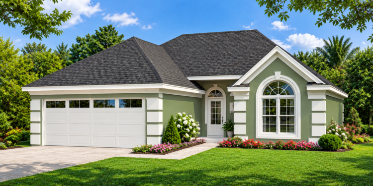 1320 Sq Ft French Country House Plan with 3 Bedrooms and 2 Bathrooms