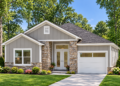 1585 Sq Ft Cottage House Plan with 3 Bedrooms, 2 Bathrooms, and a 1-Car Garage
