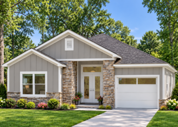 1585 Sq Ft Cottage House Plan with 3 Bedrooms, 2 Bathrooms, and a 1-Car Garage