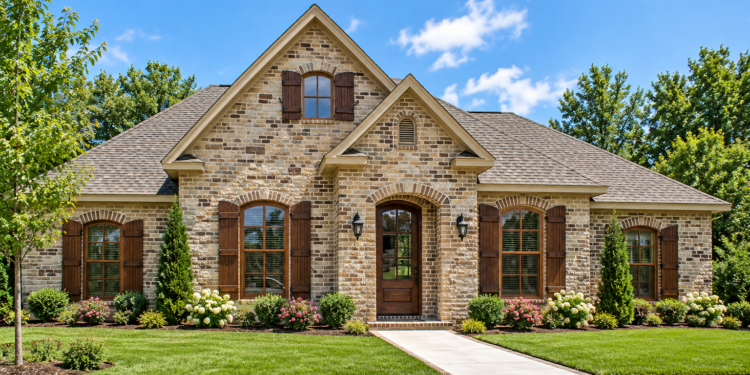1715 Sq Ft European House Plan with 3 Bedrooms, 2 Bathrooms, and a Side-Entry 2-Car Garage