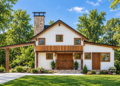 1184 Sq Ft Cabin House Plan with 2 Bedrooms and 2 Bathrooms