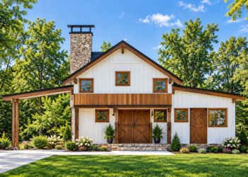 1184 Sq Ft Cabin House Plan with 2 Bedrooms and 2 Bathrooms