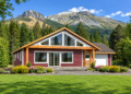 1352-Square-Foot Country House Plan with 2 Bedrooms, 2 Bathrooms, and a 2-Car Garage