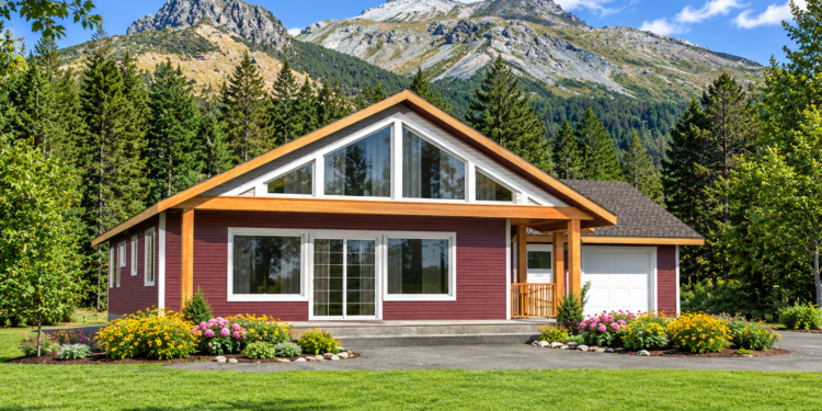 1352-Square-Foot Country House Plan with 2 Bedrooms, 2 Bathrooms, and a 2-Car Garage