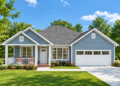 1748 Sq Ft Cottage House Plan with 3 Bedrooms, 2 Bathrooms, and a 2-Car Garage
