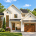 1583 Sq Ft Modern Farmhouse Plan with 3 Bedrooms, 1.5 Bathrooms, and a 1-Car Garage