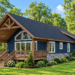 1440-Square-Foot Mountain House Plan with 2 Bedrooms, 1.5 Bathrooms, and a Vaulted Great Room