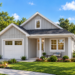 1483 Sq Ft Modern Farmhouse Plan with 3 Bedrooms, 2 Bathrooms, and a 1-Car Garage