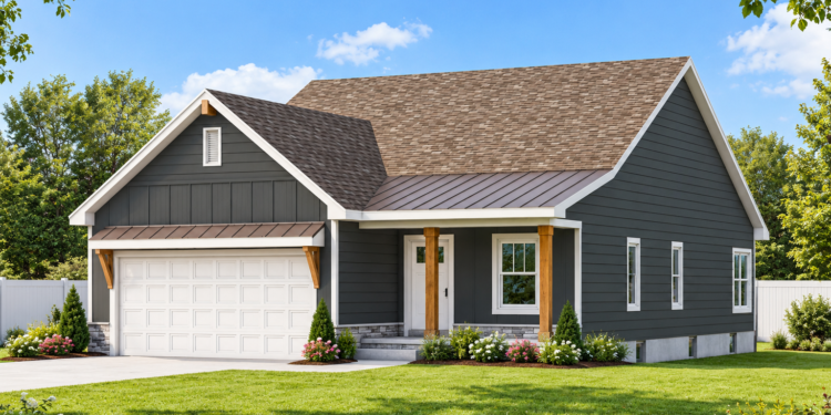 1617 Sq Ft Traditional House Plan with 3 Bedrooms and 2 Bathrooms