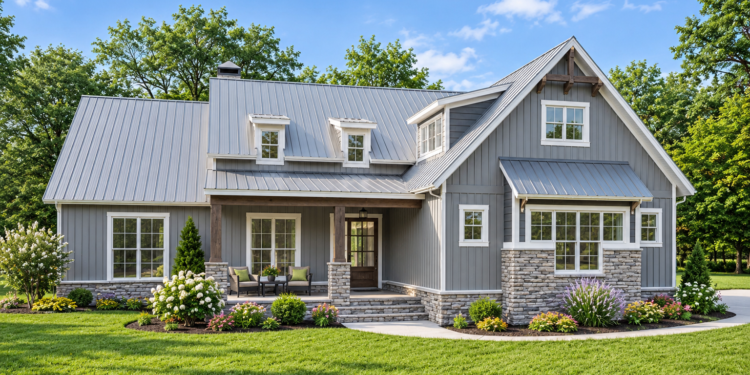 1,897 Sq. Ft. Modern Farmhouse Plan with 4 Bedrooms and 2.5 Bathrooms
