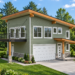 1359 Sq Ft Modern House Plan with 2 Bedrooms, 2 Bathrooms, and a 2-Car Garage