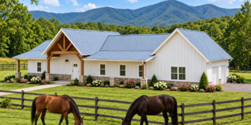 2746 Sq Ft Barndominium House Plan with 4 Bedrooms, 2.5 Bathrooms, and a 2-Car Garage