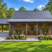 1410 Sq Ft Modern Farmhouse Plan with 3 Bedrooms, 2 Bathrooms, and a 2-Car Garage