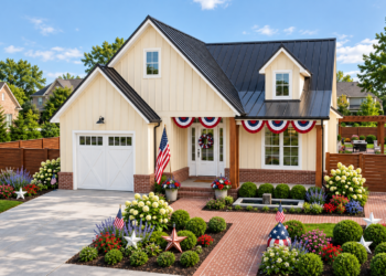 1298-Square-Foot Modern Farmhouse Plan with 2 Bedrooms, 2 Bathrooms, and a Covered Front Porch