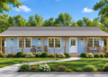 1,056 Sq. Ft. Modern Farmhouse Plan with 3 Bedrooms and 2 Bathrooms