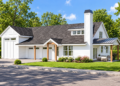 1,273-Square-Foot Modern Barndominium House Plan with RV Garage and Bonus Room