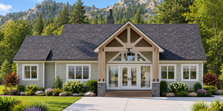 2,136 Sq. Ft. Cottage Plan with 2–3 Bedrooms and 2.5 Bathrooms