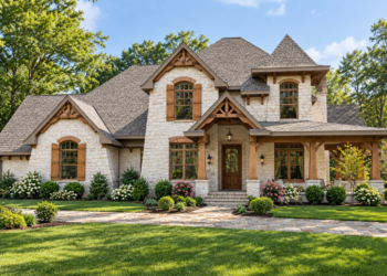 2,487 Sq. Ft. Craftsman Plan with 4 Bedrooms and 3 Bathrooms
