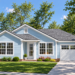 799 Sq. Ft. Cottage Plan with 2 Bedrooms and 2 Bathrooms