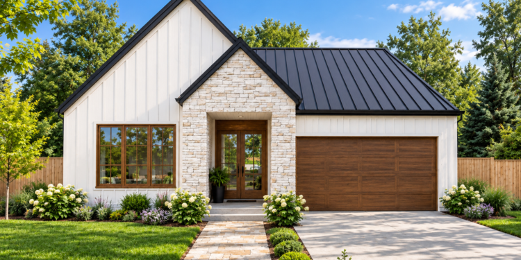 1,694 Sq. Ft. Modern Farmhouse Plan with 3 Bedrooms and 2 Bathrooms
