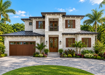 3292 Sq Ft Coastal House Plan with 4 Bedrooms, 4.5 Bathrooms, and a 2-Car Garage