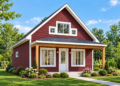 1850 Sq Ft Traditional House Plan with 3 Bedrooms, 2 Bathrooms, and Front and Rear Porches