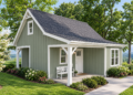 500 Sq Ft Smart-Sized One-Bedroom House Plan with Front and Rear Porches