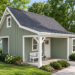 500 Sq Ft Smart-Sized One-Bedroom House Plan with Front and Rear Porches