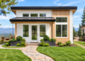 611 Sq Ft Contemporary Northwest Cabin House Plan with 1 Bedroom and a Front Porch
