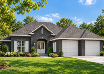 1600 Sq Ft French Country House Plan with 3 Bedrooms and 2 Bathrooms