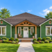 1430-Square-Foot Modern Farmhouse Plan with 2 Bedrooms, 2 Bathrooms, and Vaulted Living Spaces