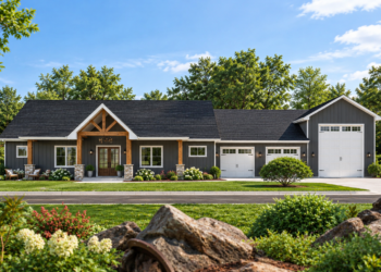2,152 Sq. Ft. Barndominium Plan with 4 Bedrooms and 3 Bathrooms