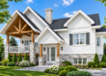1272 Sq Ft Split-Level Craftsman House Plan with 2–4 Bedrooms and a Walk-In Pantry