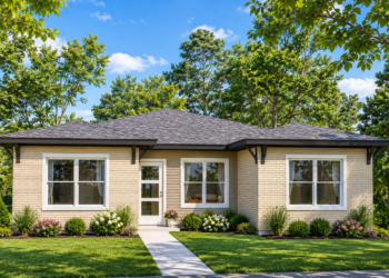 1620 Sq Ft Contemporary House Plan with 4 Bedrooms, 4 Bathrooms, and an Open Floor Plan