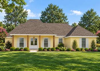 1778 Sq Ft French Country House Plan with 3 Bedrooms and 2 Bathrooms