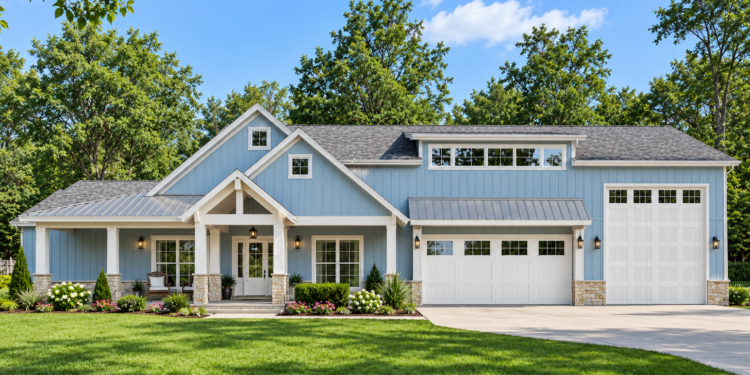 2556 Sq Ft Barndominium Plan with 4 Bedrooms, 2.5 Bathrooms, and a 3-Car Garage